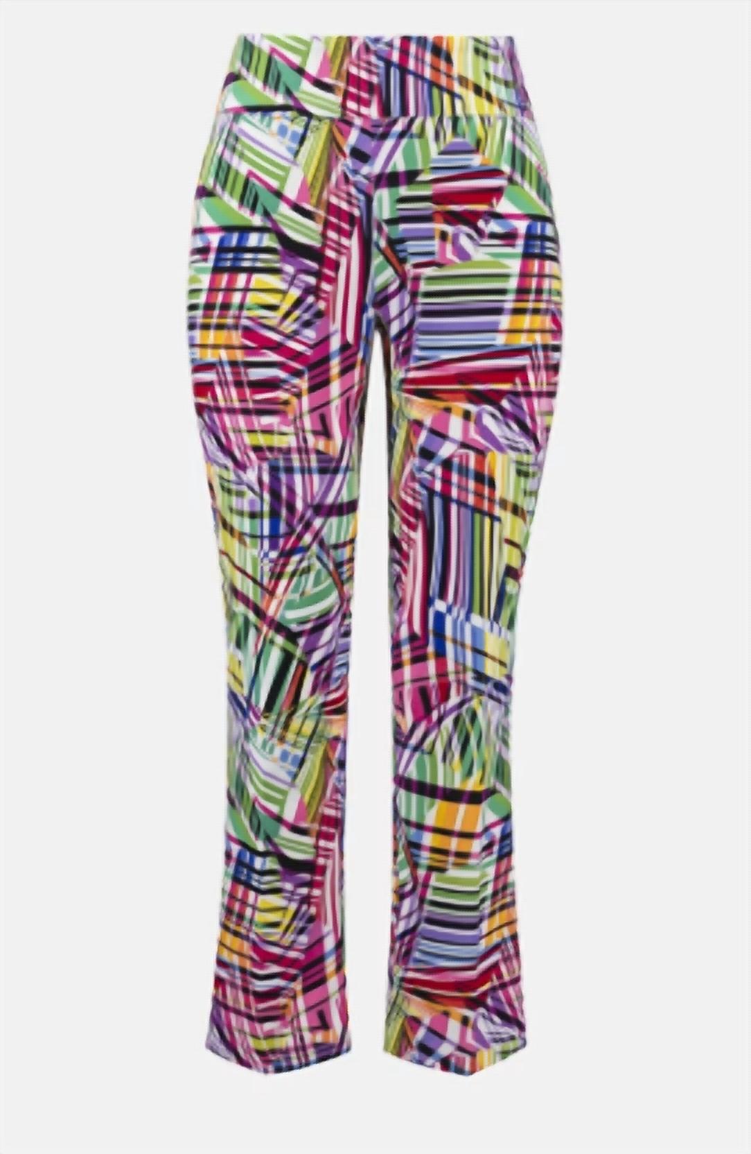 Joseph Ribkoff - Abstract Graphic Summer Trousers
