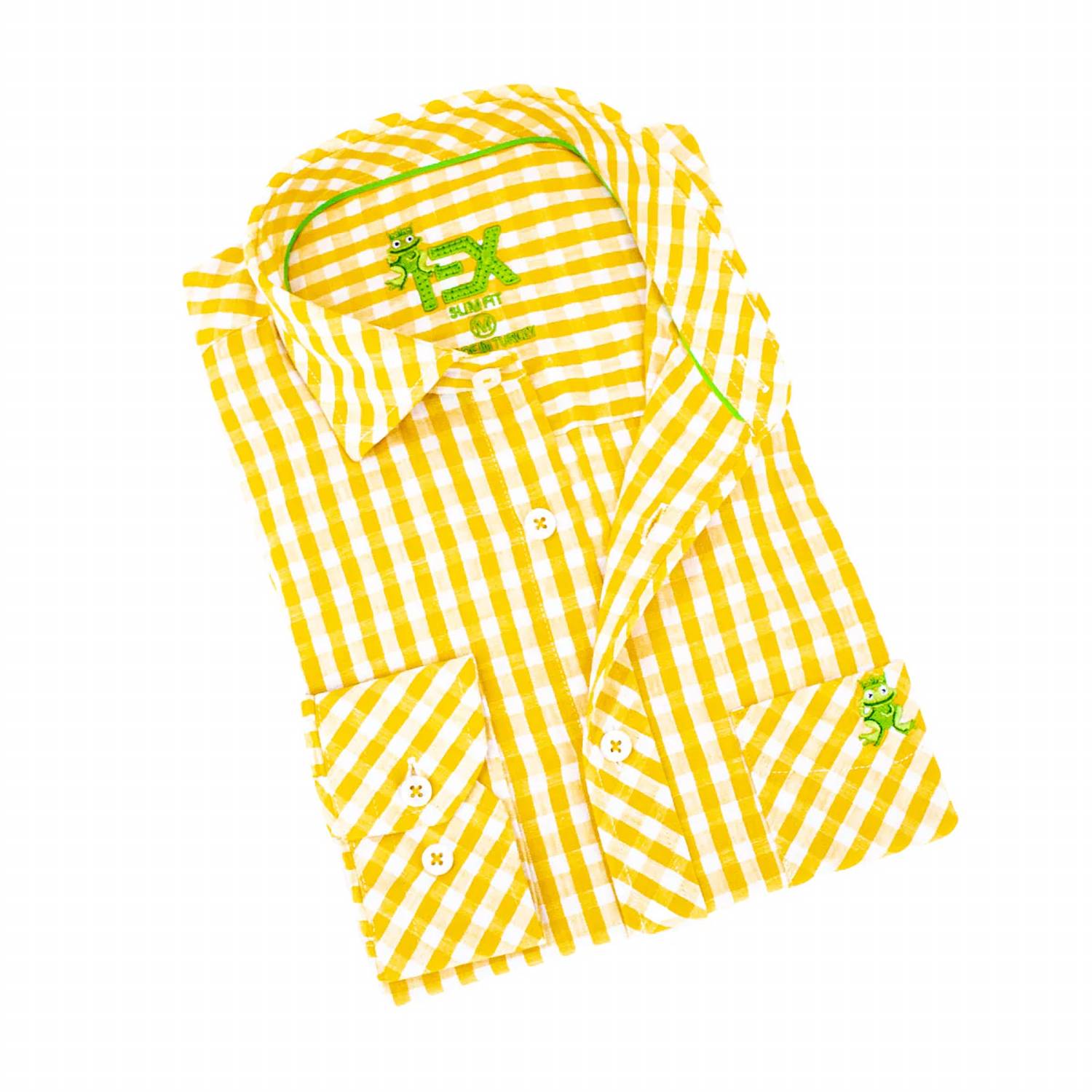 Eight X - Men's Harvard Yard Frog Linen Shirt
