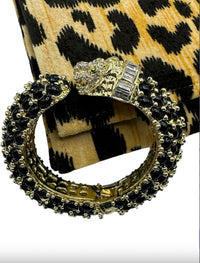 Garland Bags - Women's Leopard Hinged Bracelet