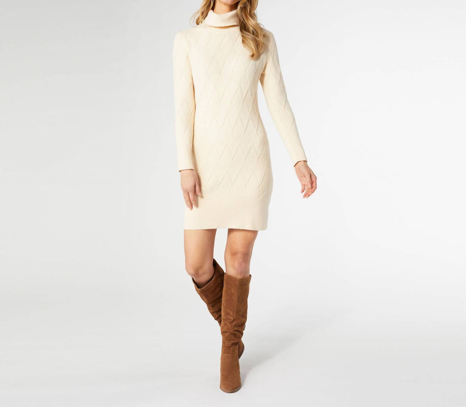 Coco + Carmen - Catalina Roll Neck Sweater Dress