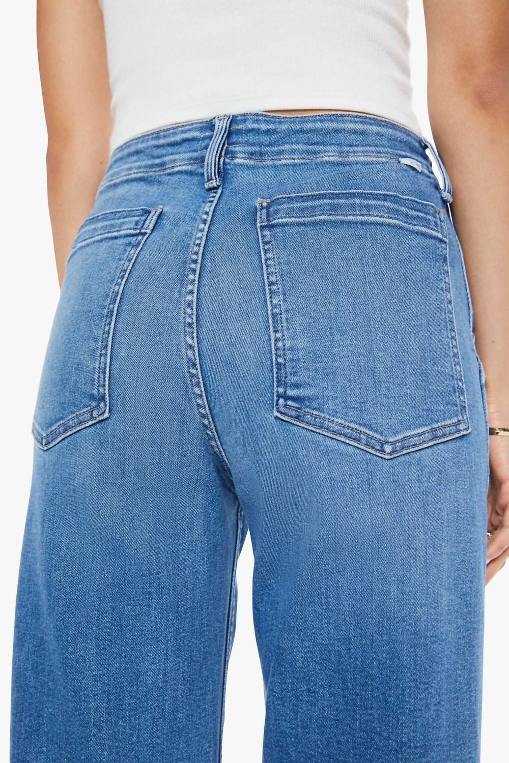 Mother - Major Prep Zip Sneak Jeans