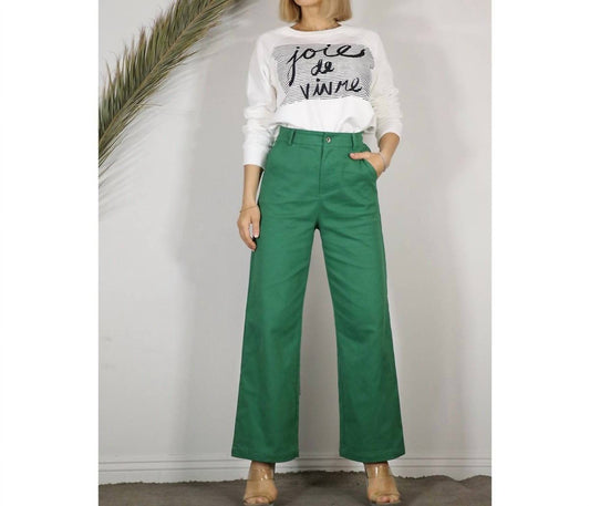 Mulla - Cotton Twill Wide Leg Pants