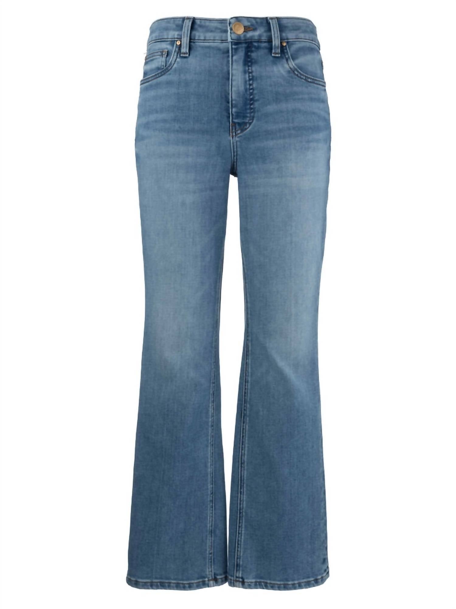 KUT FROM THE KLOTH Women's Kelsey High Rise Ankle Flare Jean in improvement - women's jeans