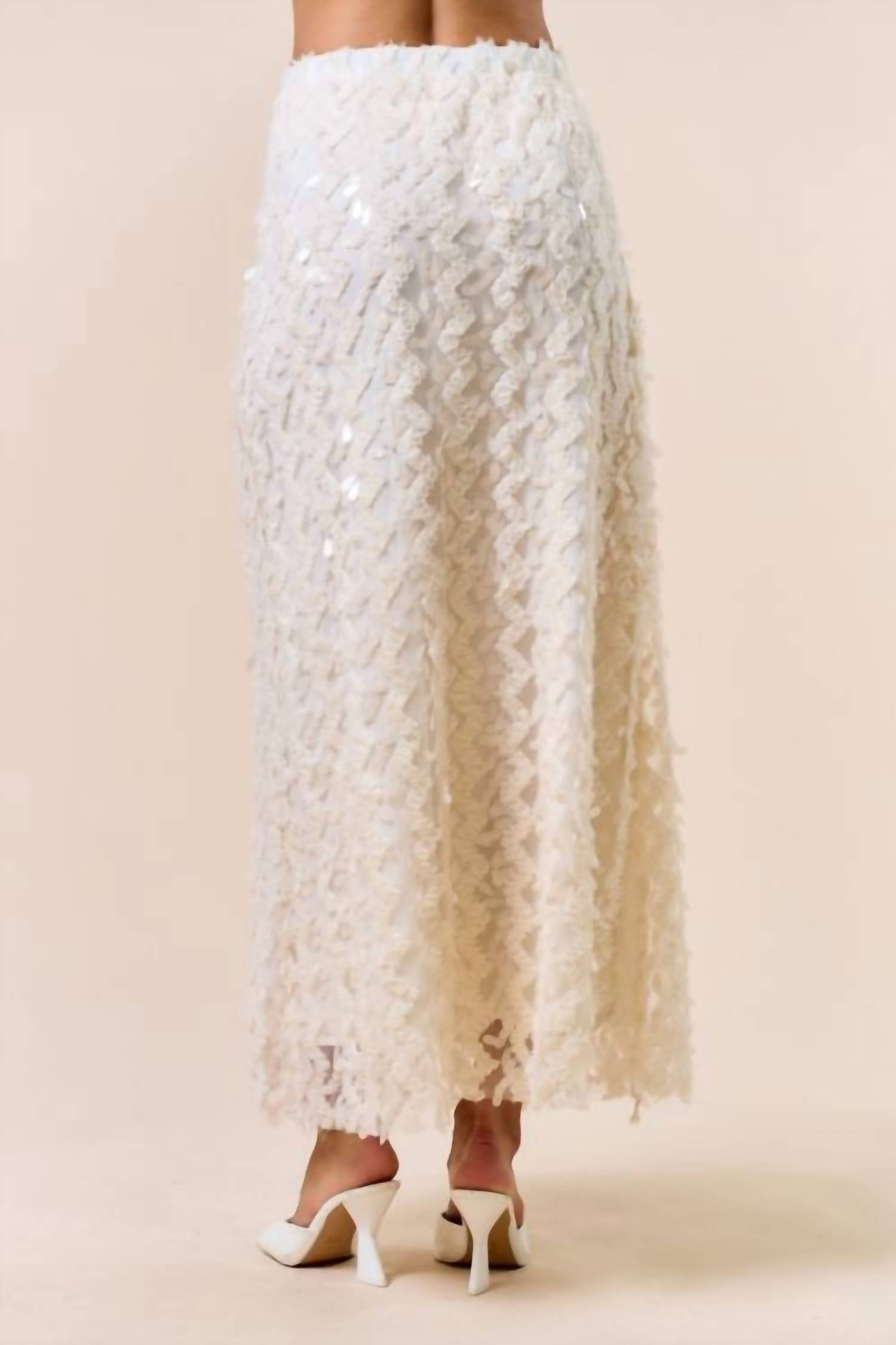 Lalavon - Sequin Maxi Skirt