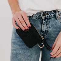 Pretty Simple - Women's River Raffia Clippable Card Holder