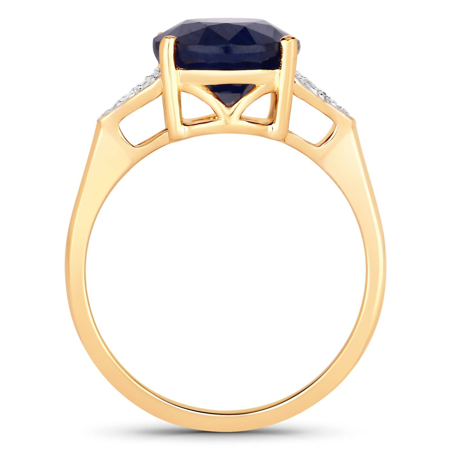 Diana M Jewels - Women's Oval Natural Sapphire Fashion Ring (4.46 Ct) - Statement