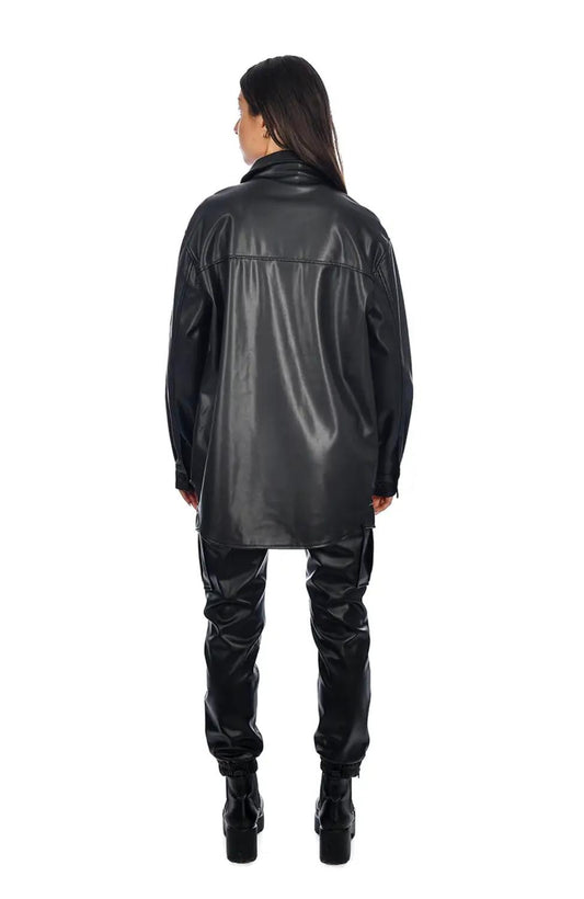 Rd Style - Charlene Vegan Leather Shirt
