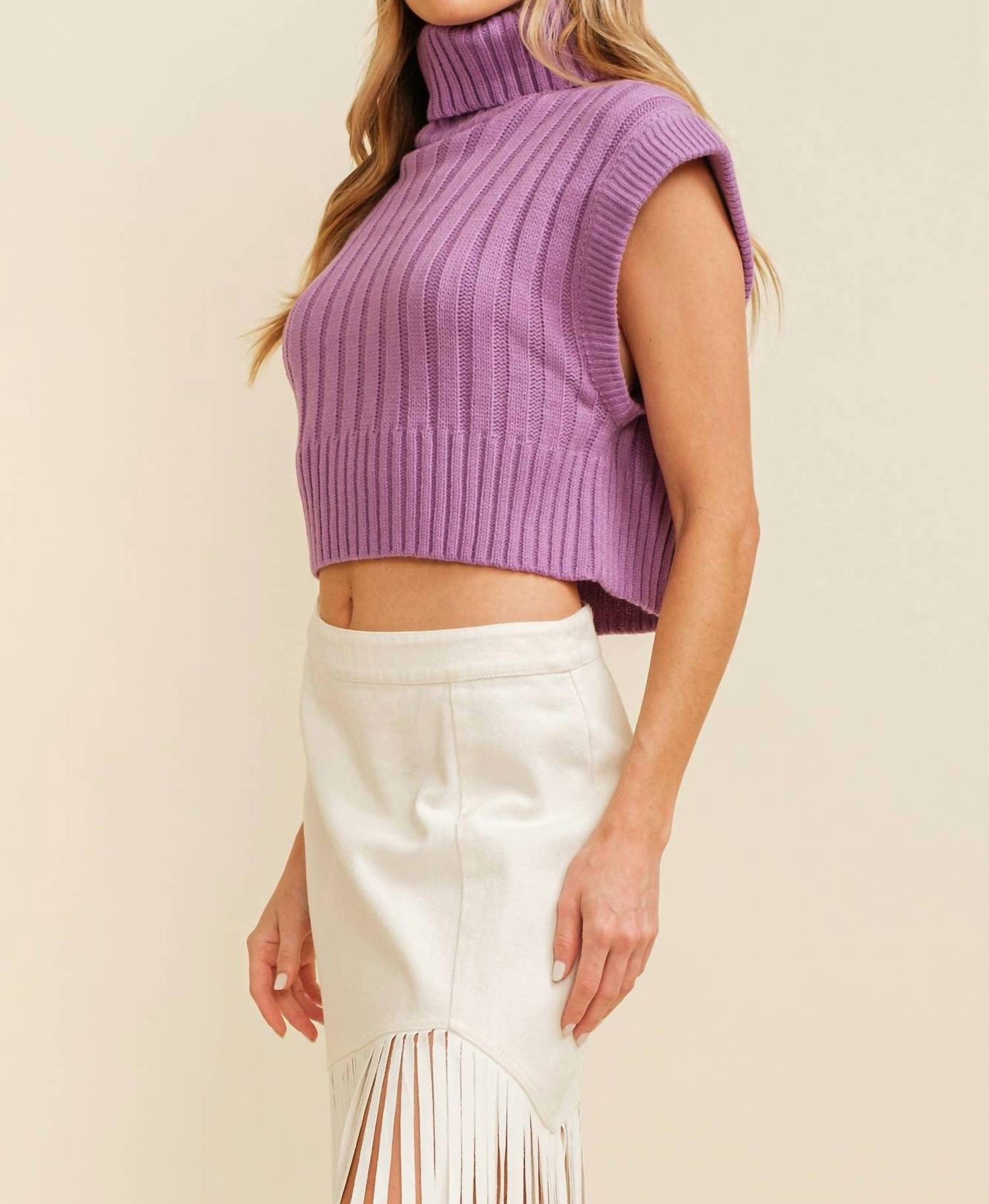 Cloud Ten - Delaney Sleeveless Sweater
