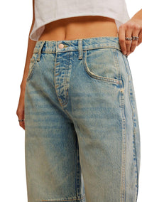 Free People - Good Luck Mid-Rise Barrel Jean