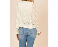 Cozy Co. - Cocoon Open Knit Cardigan