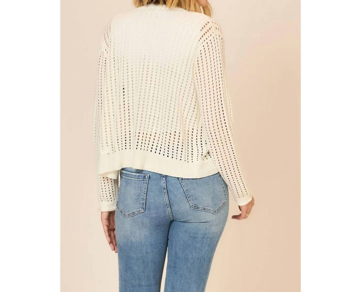 Cozy Co. - Cocoon Open Knit Cardigan