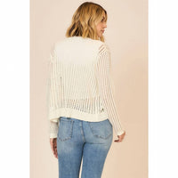Cozy Co. - Cocoon Open Knit Cardigan