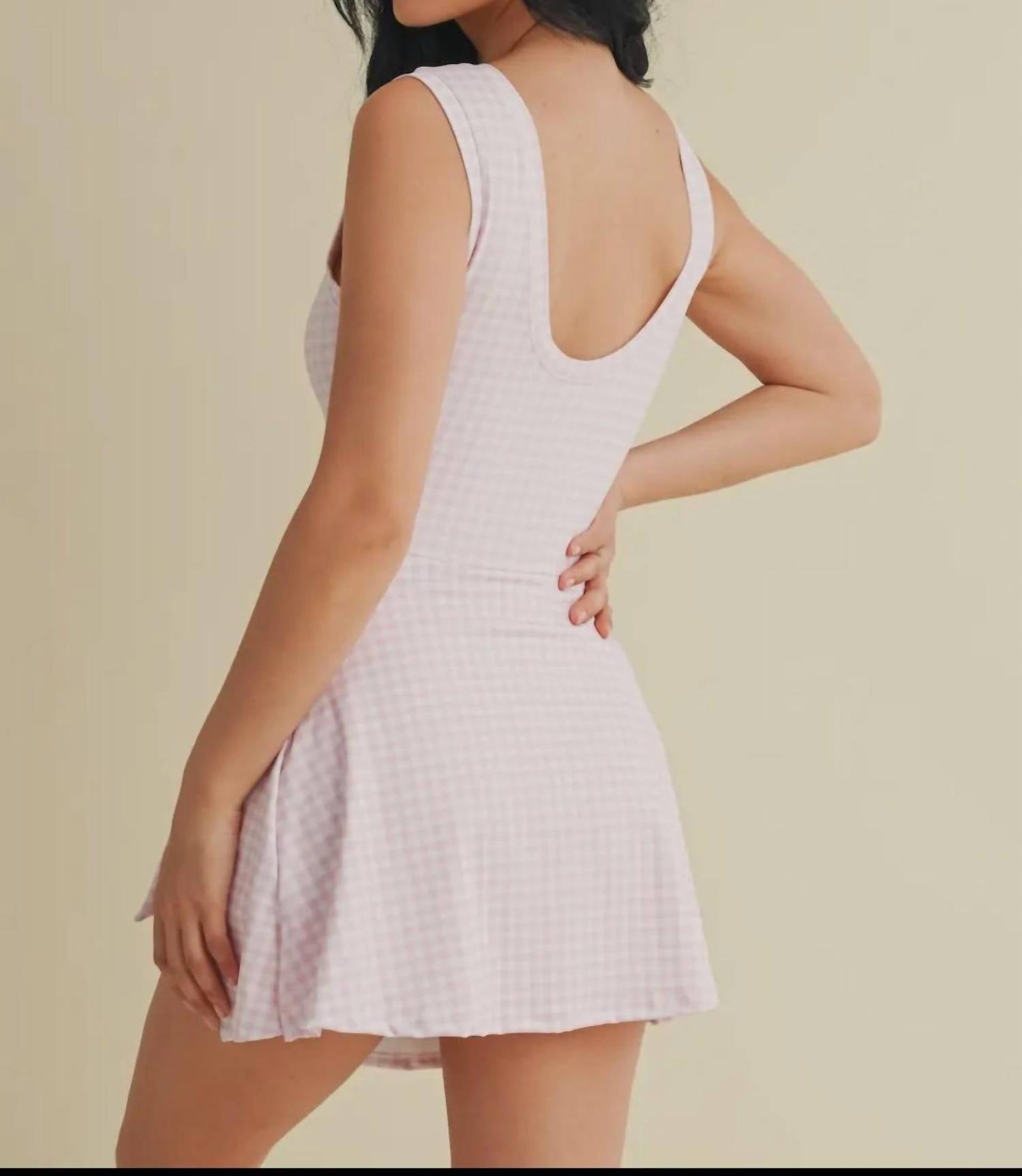Kimberly C - Gingham Wrap Dress