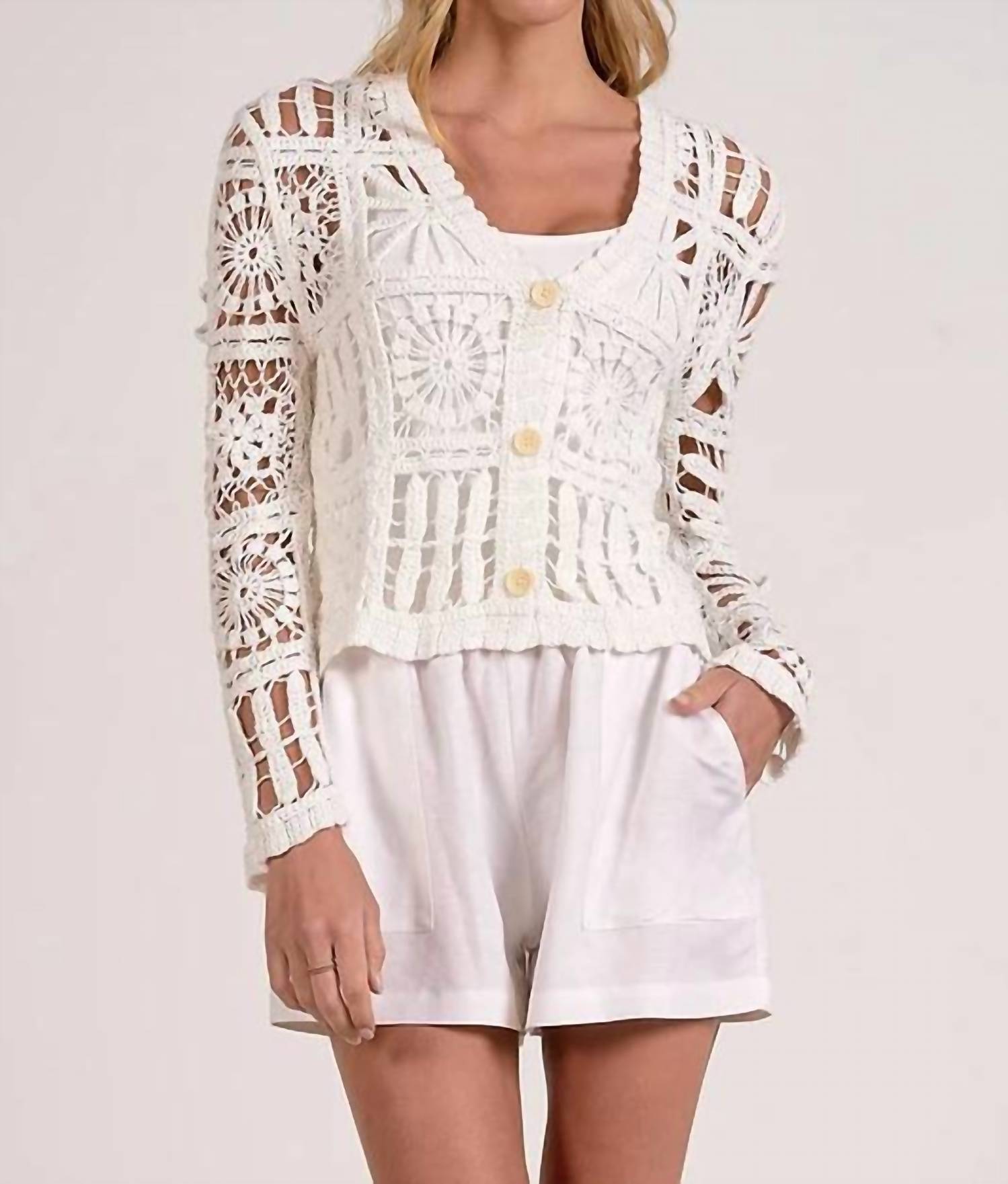 Elan - Crochet Cardigan