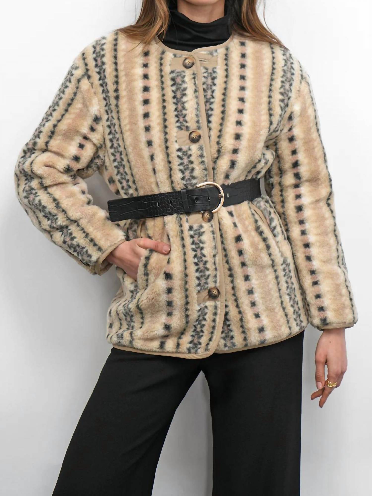 Greylin - Toni Reversible Shearling Jacket