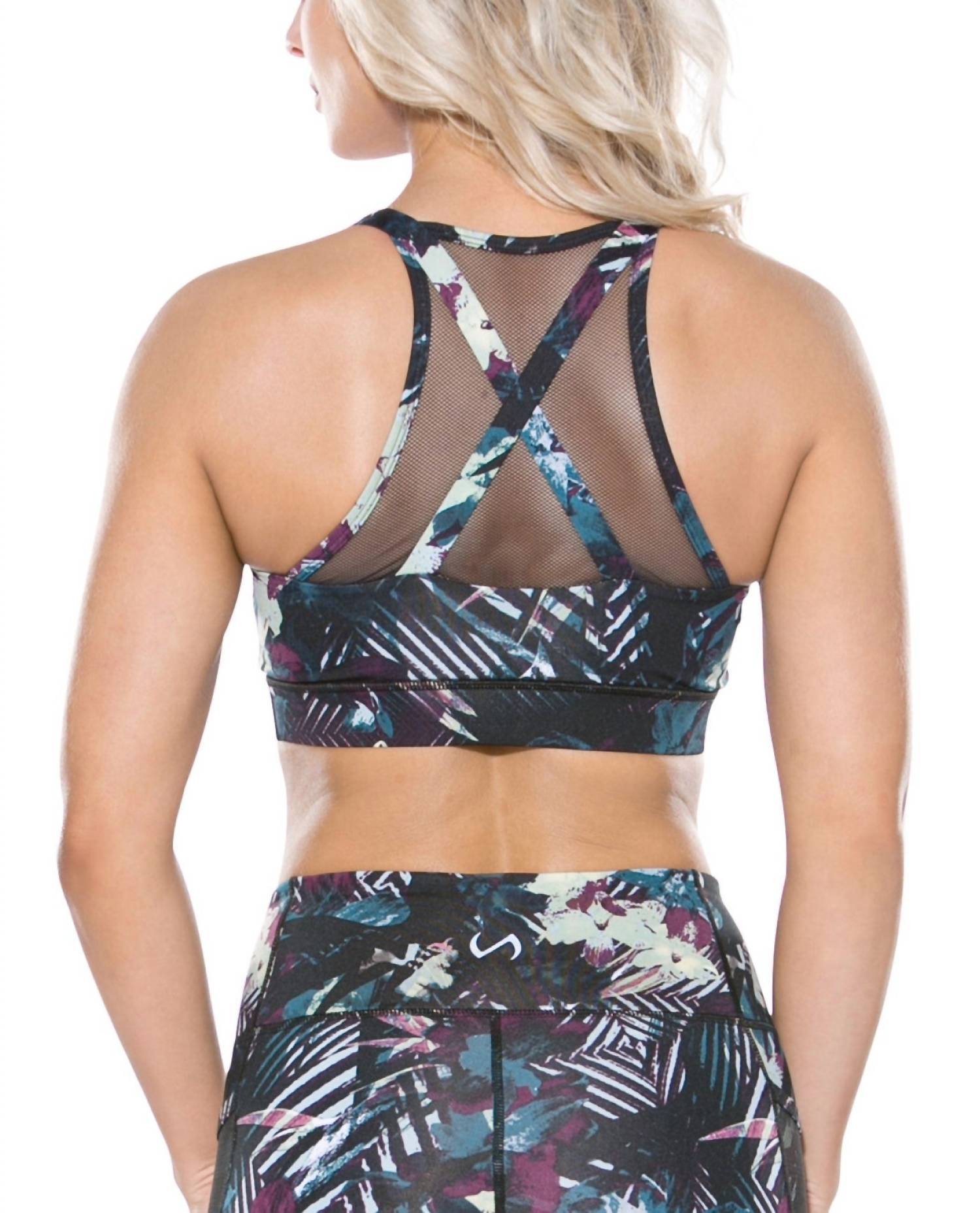 Tlf Apparel - Muse Paradise Mesh Overlay Luna Low Impact Sports Bra