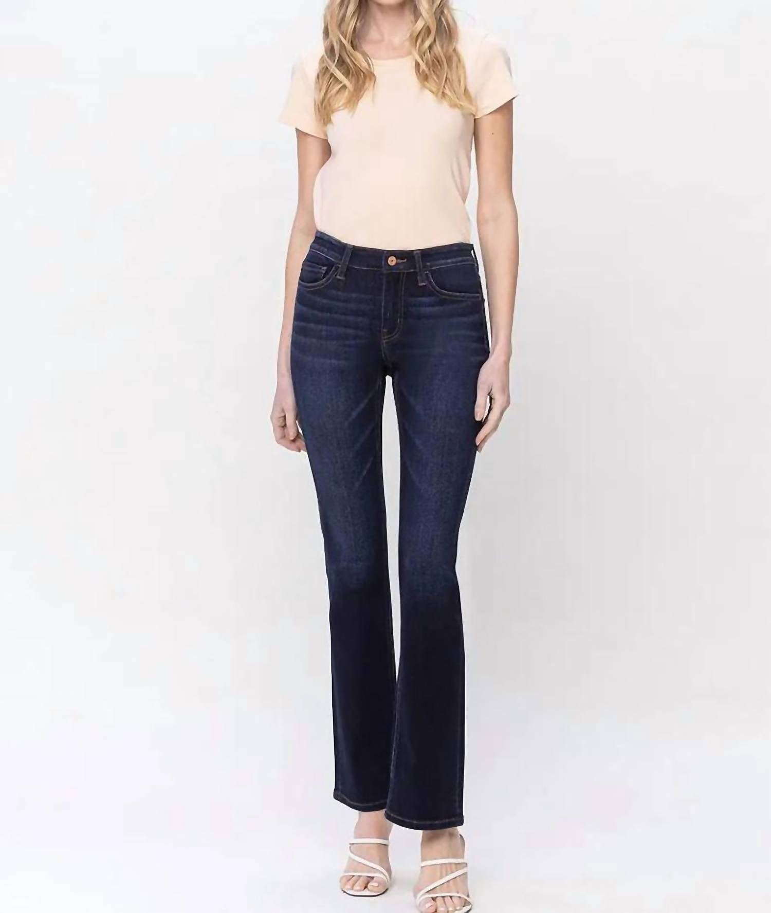Flying Monkey - Vervet Mid Rise Bootcut Jeans - Plus