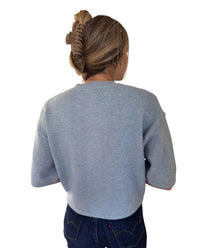 Pinch - Knit Short Sleeve Button Cardigan Top