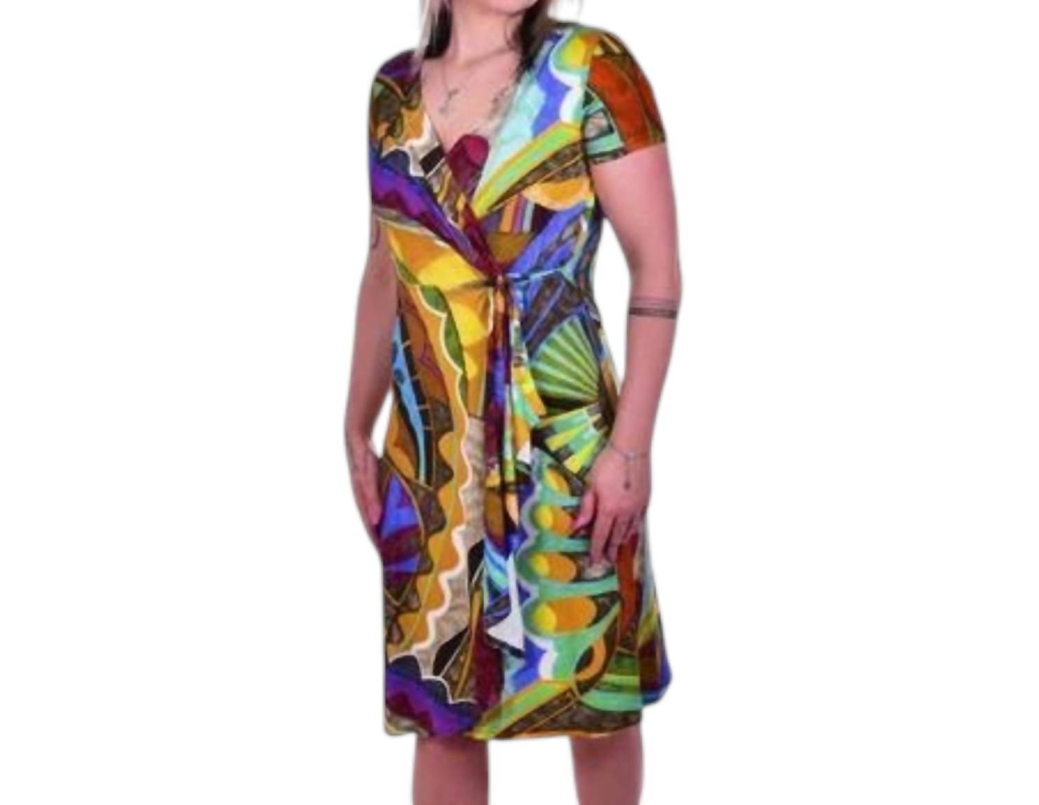 Vlt'S By Valentina'S - Viscose Wrap Dress