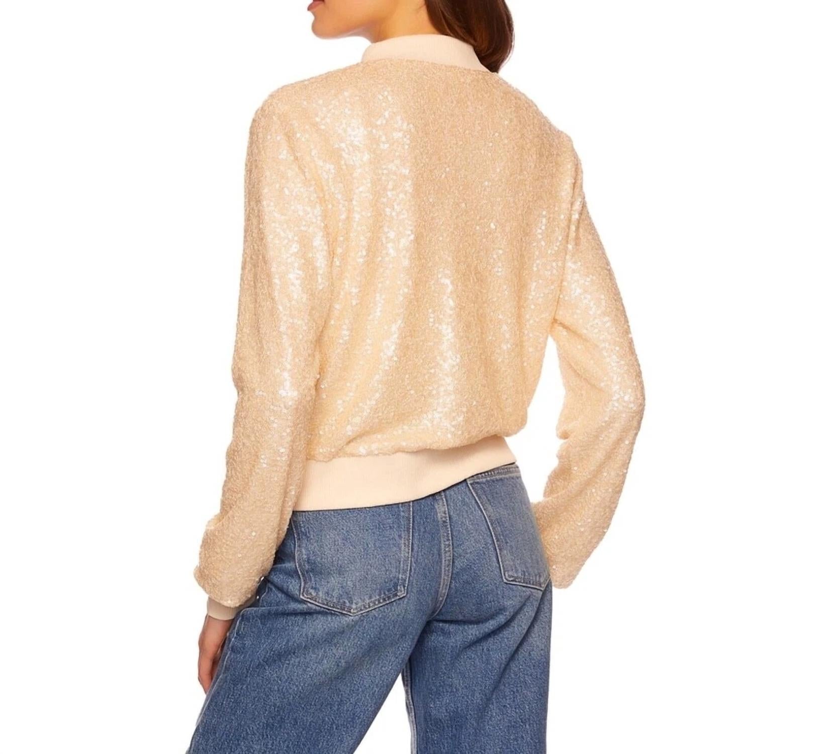 Susana Monaco - Sequin Bomber Jacket