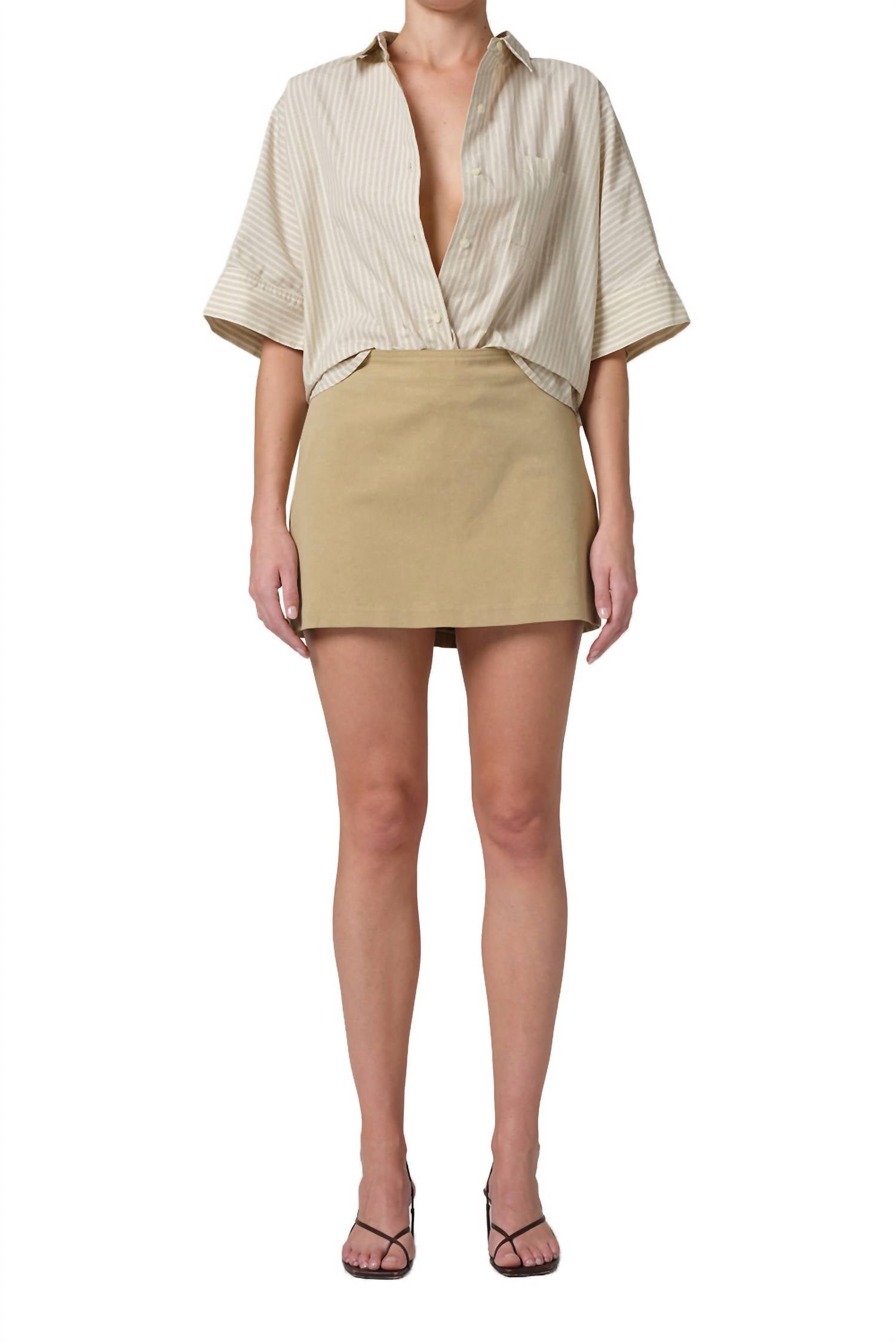 Citizens Of Humanity - Amal Twill Mini Skirt