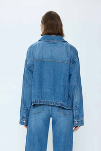 PISTOLA Bibi Denim Jacket in heartfelt - women's jacket - alternate view