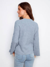 Charlie B - Cable Detail Crew Neck Sweater