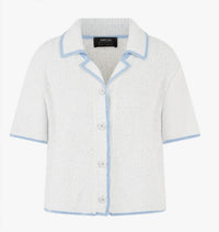 Marc Cain - Women's Knitted Short-Sleeved Cardigan