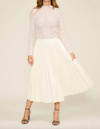 Lucy Paris - Women's Billie Pleated Skirt