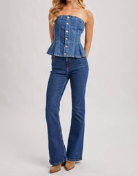 Bluivy - Cassidy Denim Corset Top