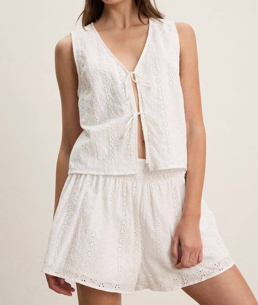 Velvet By Graham & Spencer - Ava Eyelet Top