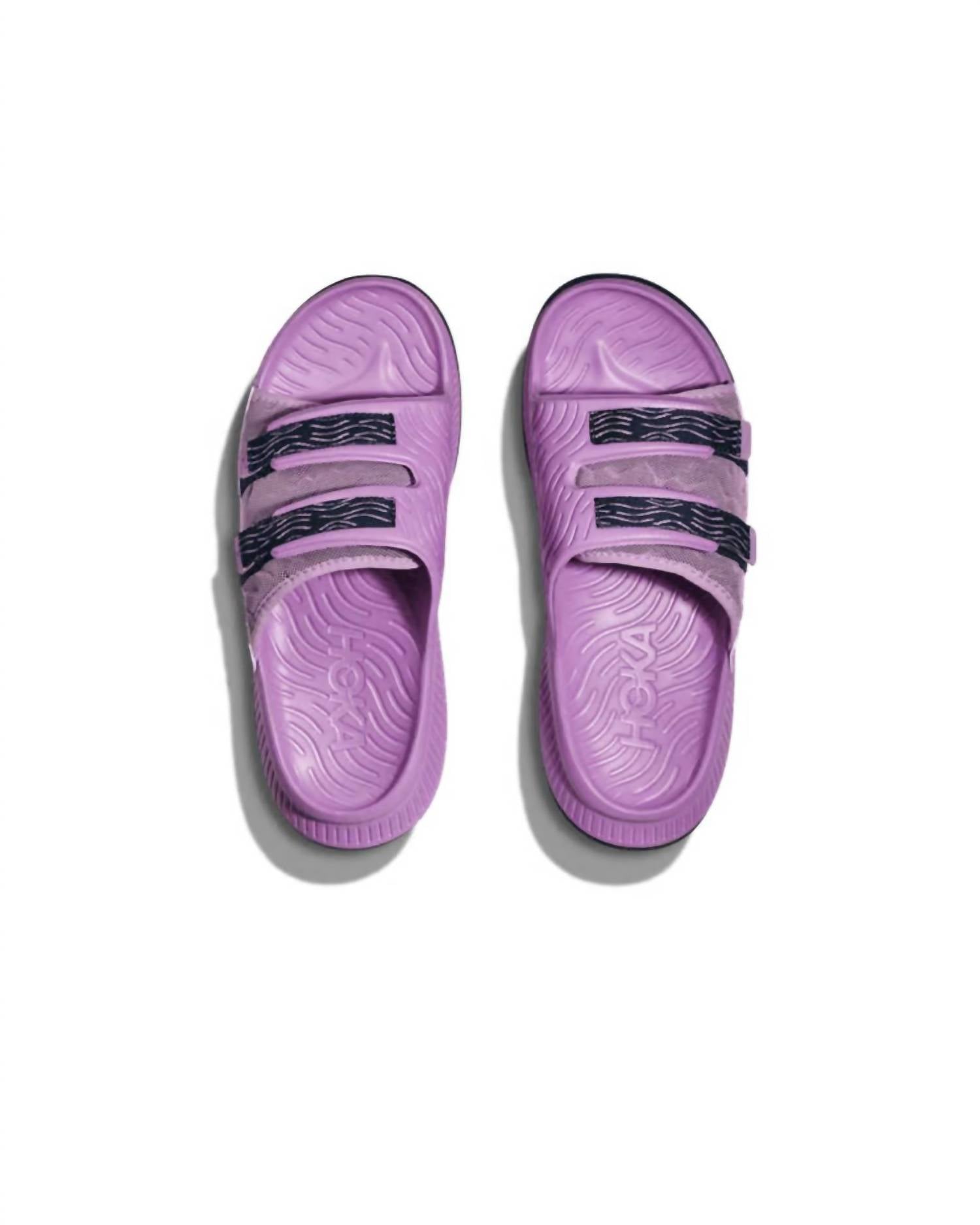 Hoka Unisex- Ora Luxe Slippers in violet bloom - women's shoe
