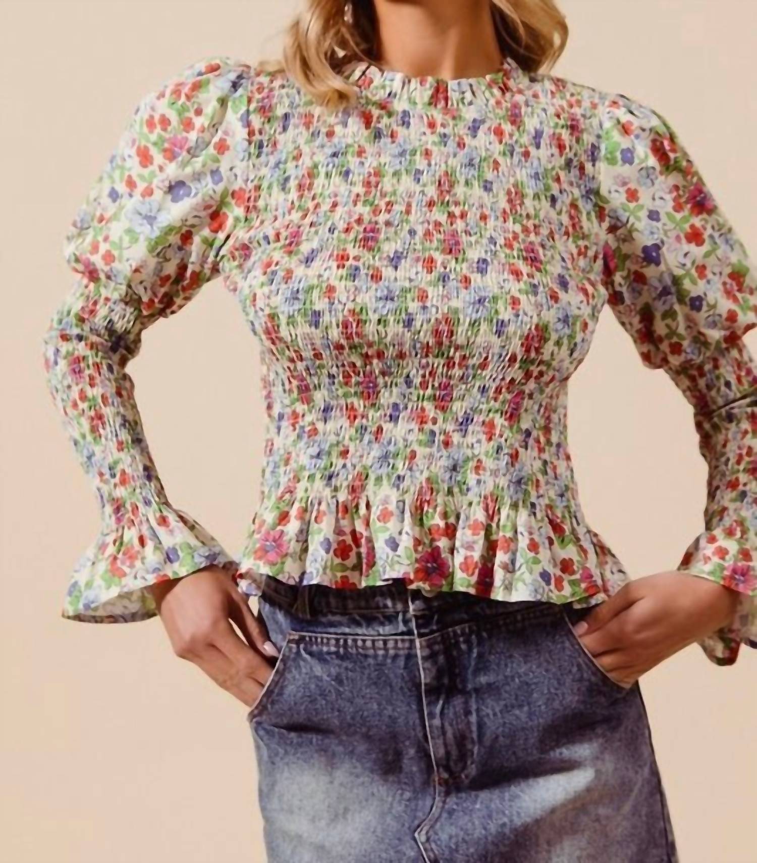 So Me - Felecity Floral Top