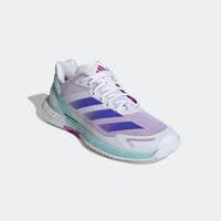 adidas Women's Defiant Speed 2 Tennis Sneakers in cloud white cobalt blue semi flash aqua - women's shoe - view 4