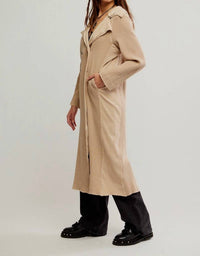 Free People One Landon Jacket in sand 1 - women's jacket - alternate view