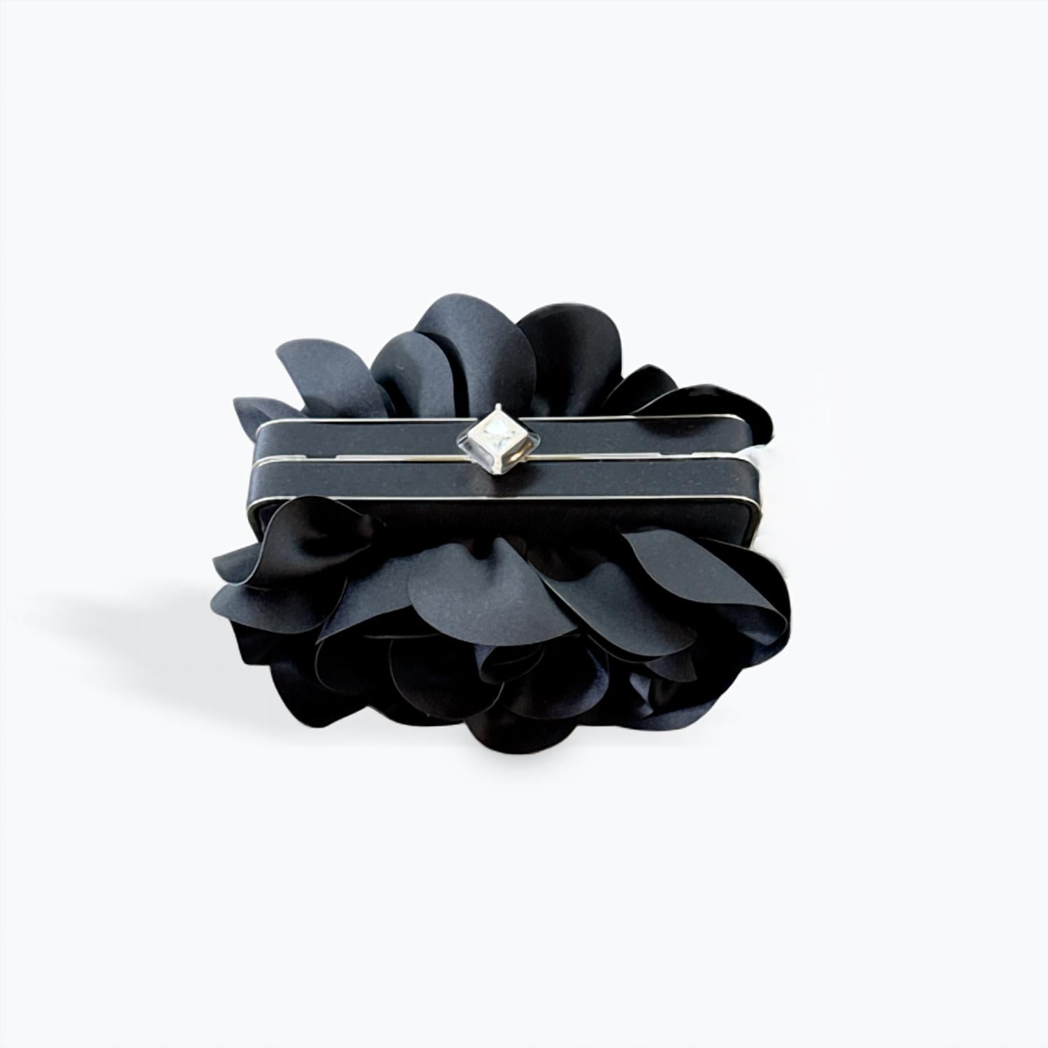 Cejon - 3-D Laser Cut Floral Clutch