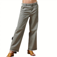 ATM Women's Garment Wash Cotton Twill Boyfriend Pants in olive drab - women's pants - alternate view