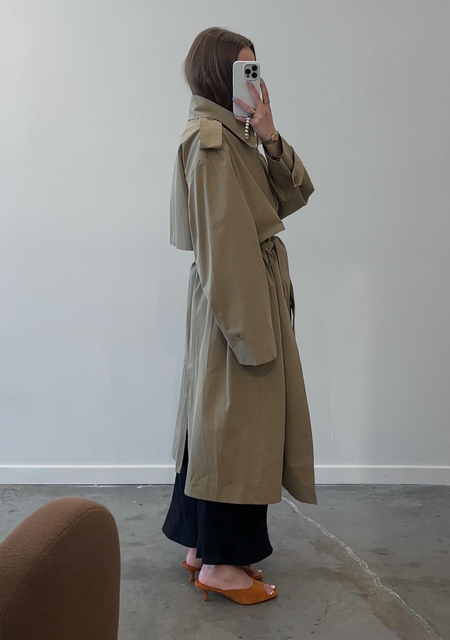 Collective - Oversized Cotton Trench Coat