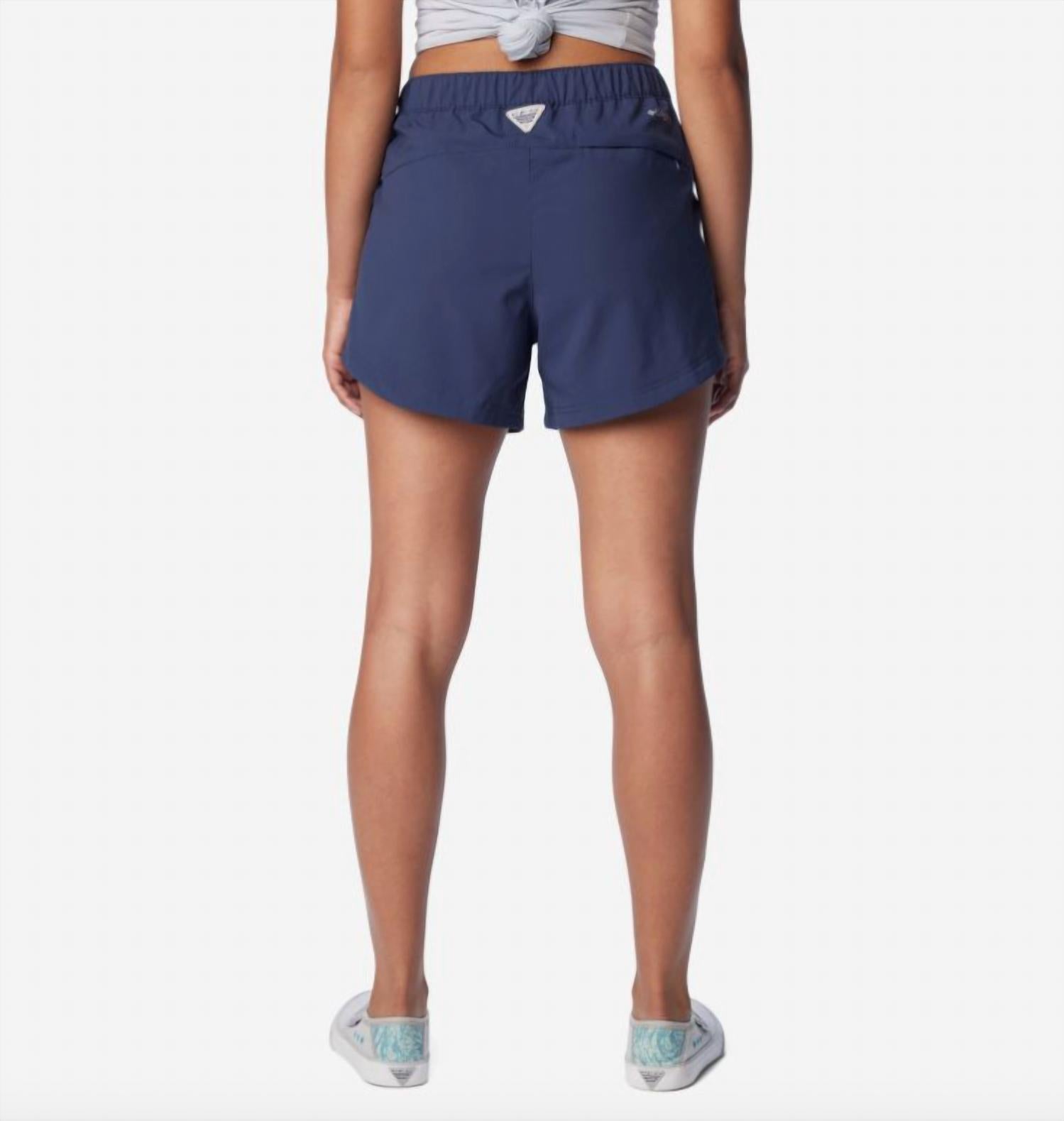 Columbia Performance Fishing Gear Tamiami Pull-on Shorts in nocturnal - women's shorts - alternate view