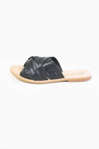 Free People - Women's Leather Crisscross Rio Vista Slides