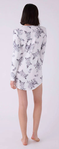 PJ Salvage Feeling Loved Nightshirt in ivory - women's item - alternate view