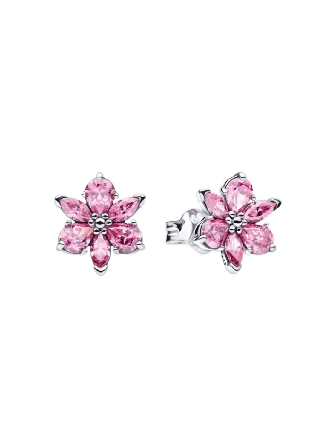 Pandora - Herbarium Sparkling Flower Stud Earrings