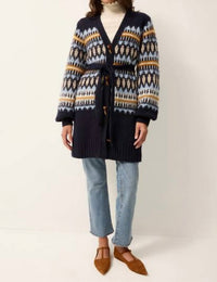 Marie Oliver Ferne Cardigan in sea - women's cardigan - view 6