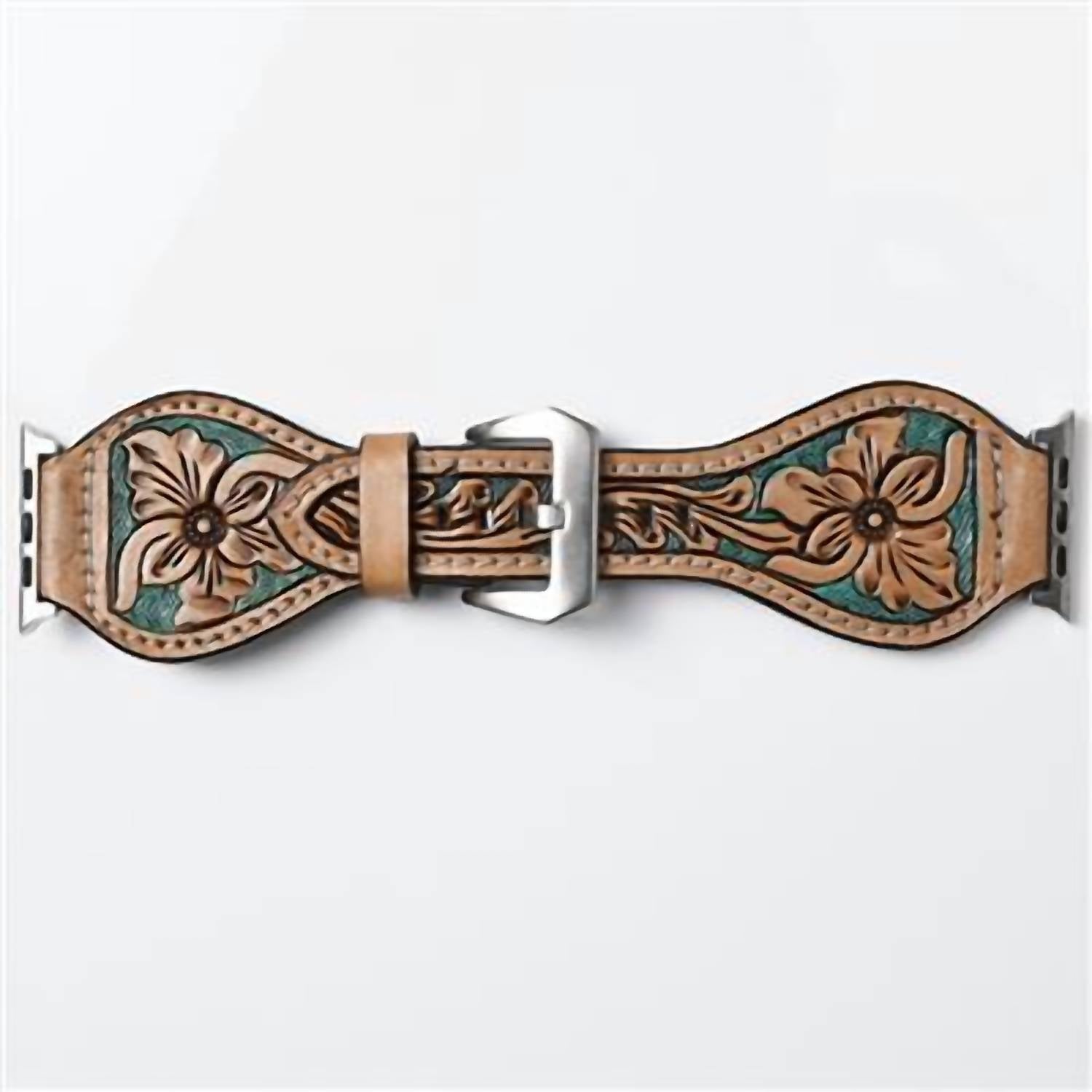 American Darling - Women's Leather Tooled Apple Watch Strap