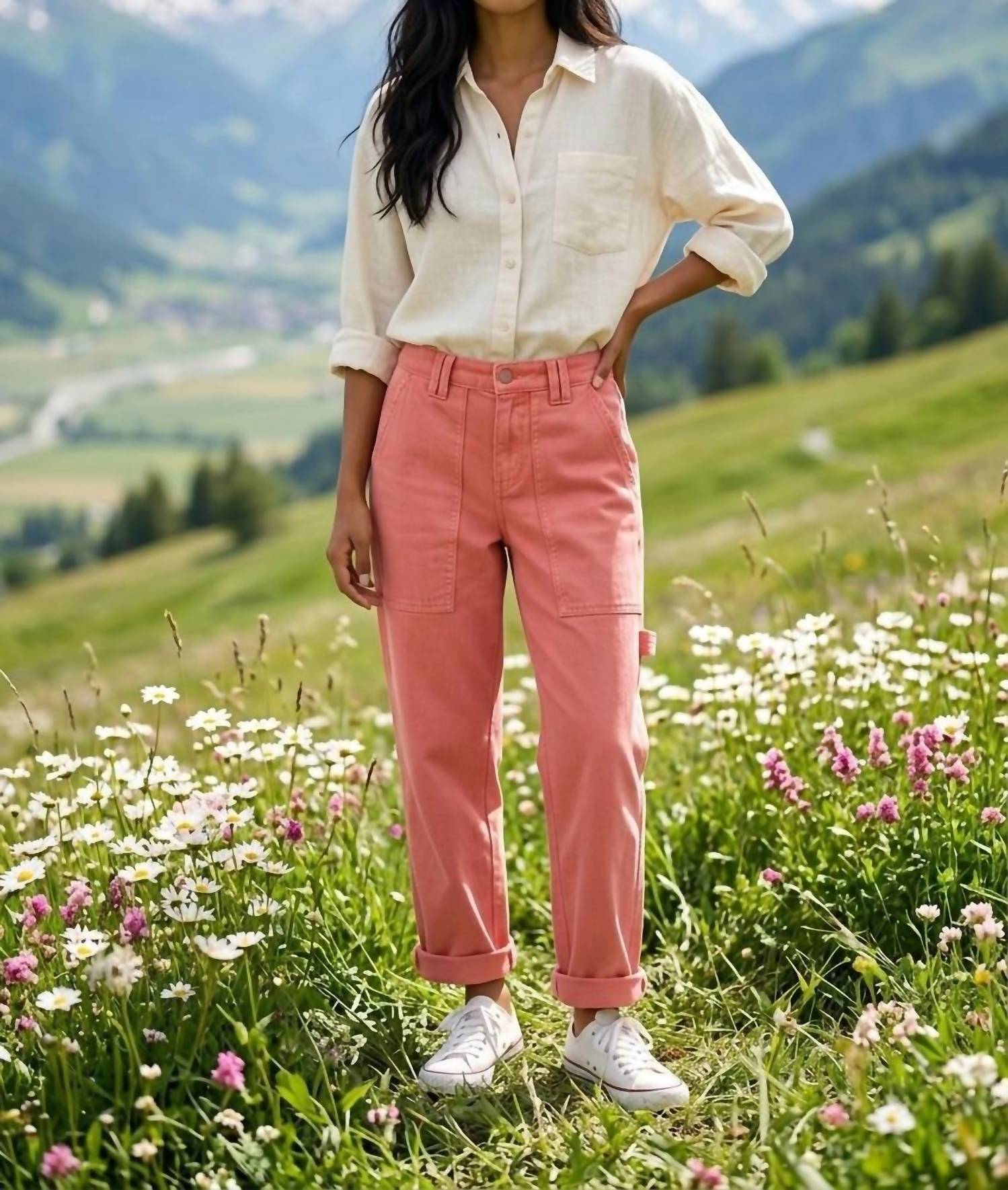 Tribal - Stretch Utility Ankle Pants