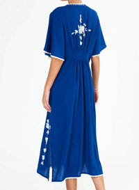 M.A.B.E. - Vela Embroidered Kaftan Dress