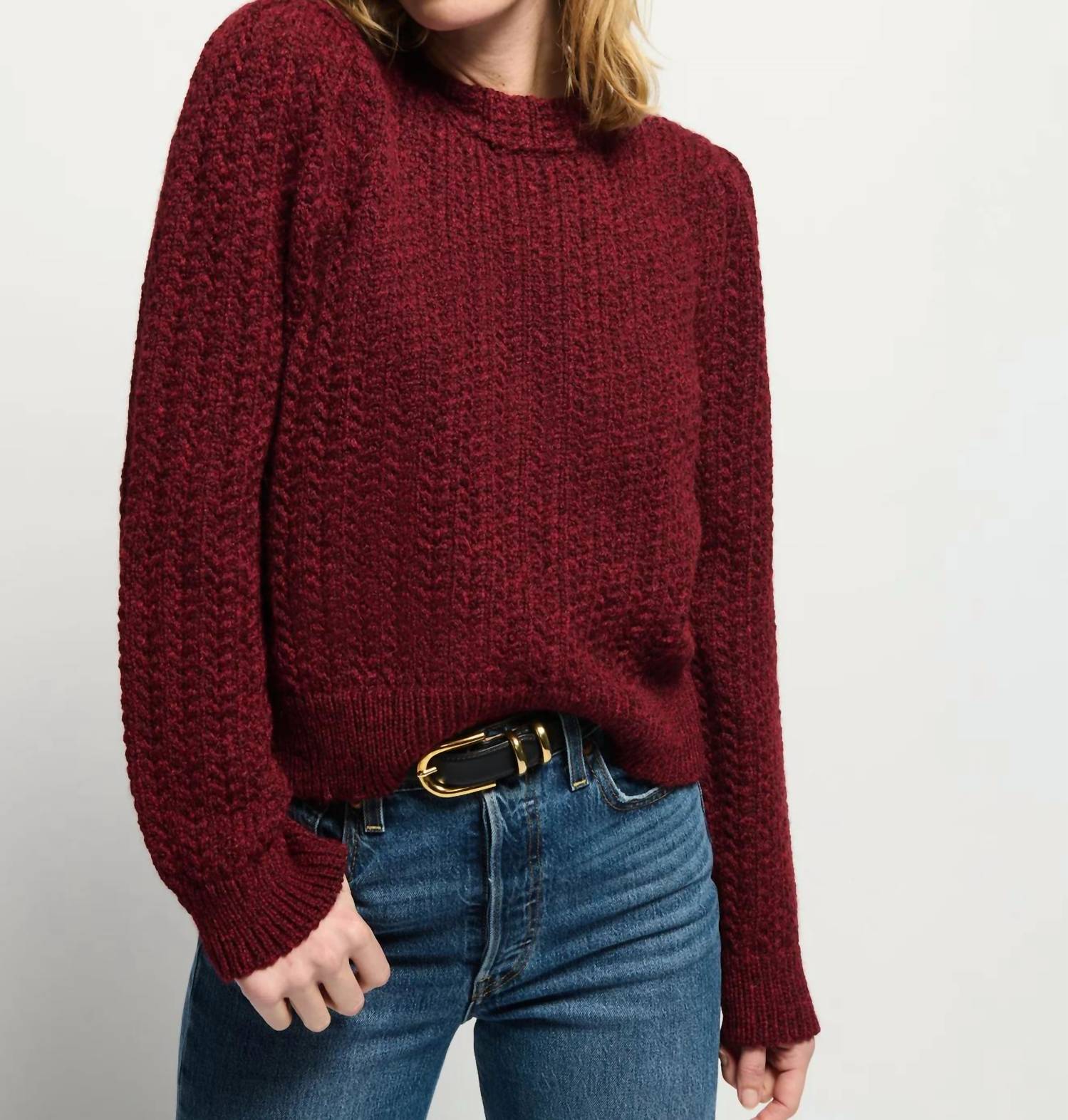 Nation Ltd - Eboni Mock Neck Tuck Top