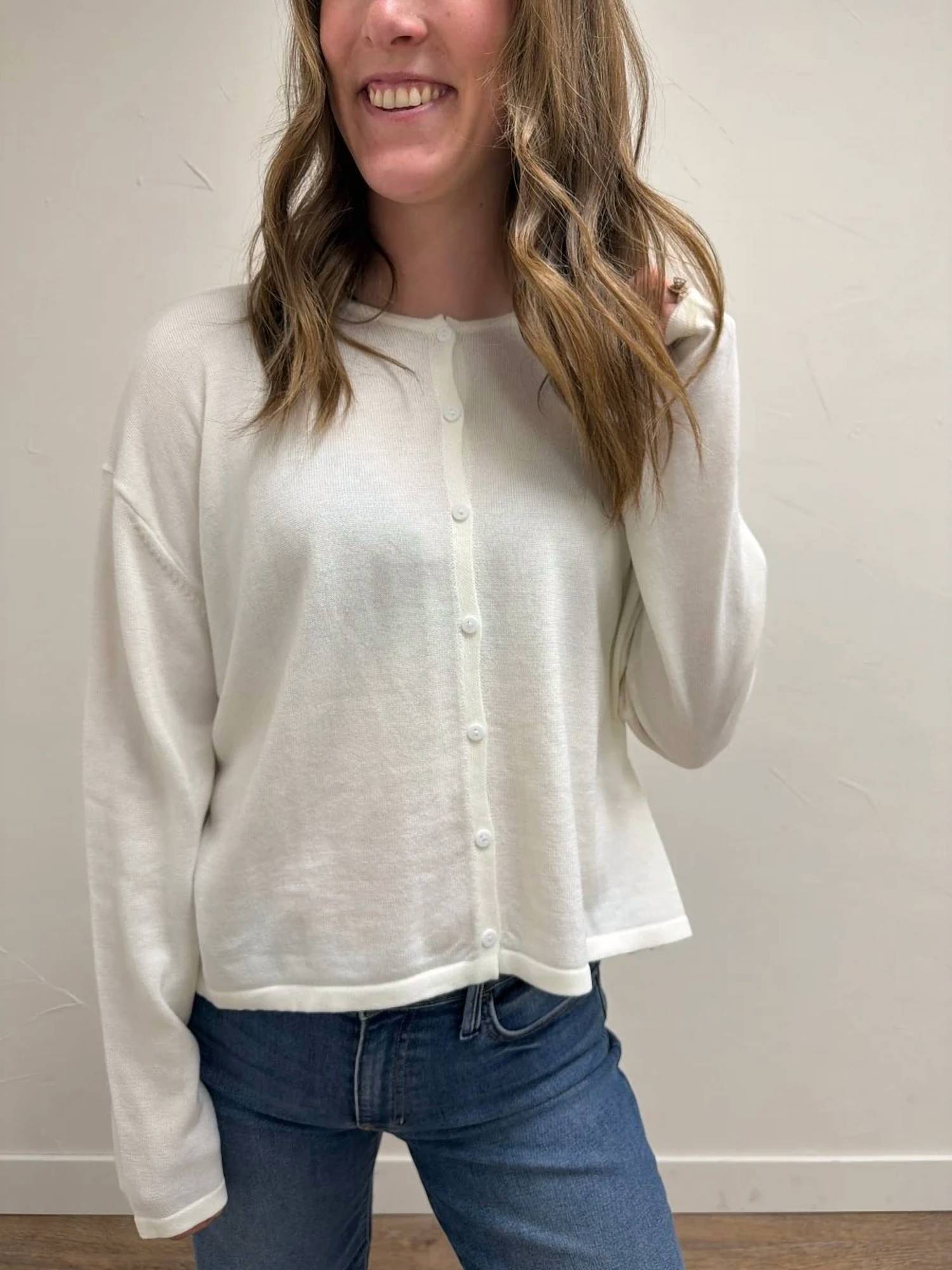 Wishlist - Button Up Lightweight Sweater Cardigan