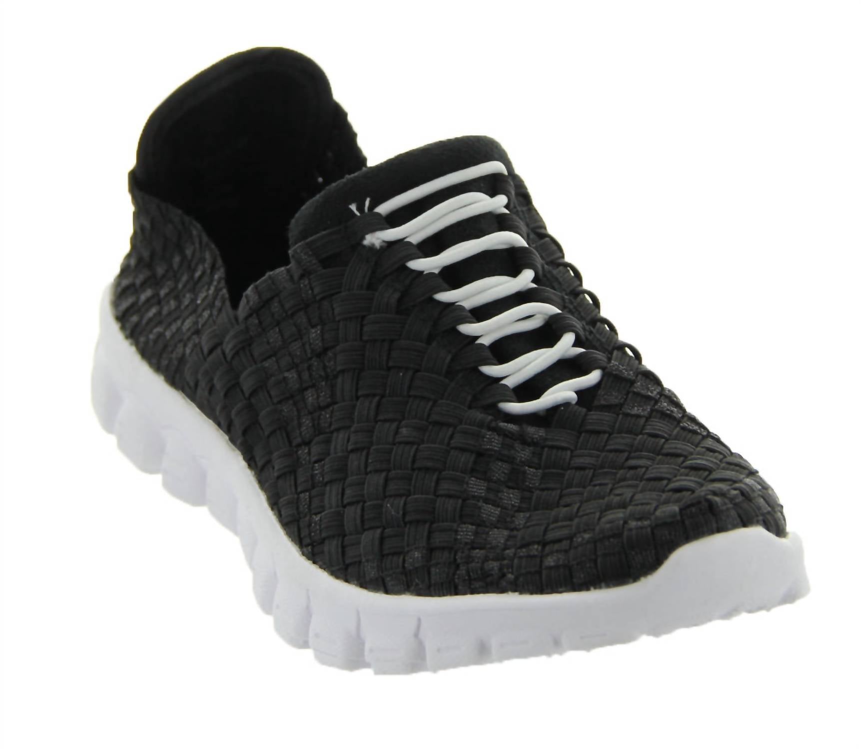 CC Resorts Women's Danielle Sneakers in black metallic white soles - women's sneaker