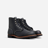 Red Wing Shoes Men Heritage Iron Ranger Boot in black - men's boots - detail view